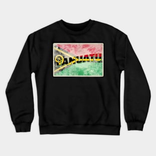 Vanuatu vintage style retro souvenir Crewneck Sweatshirt